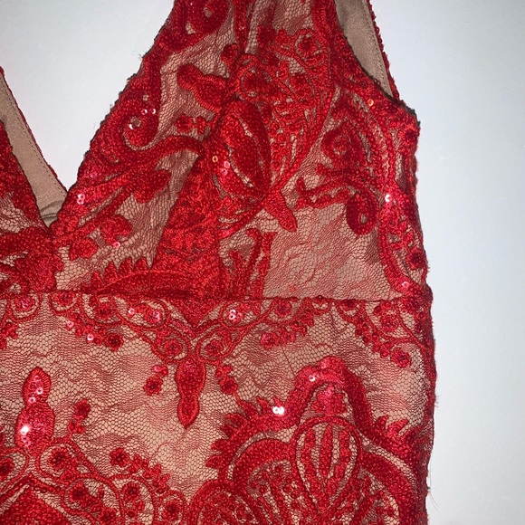 FREE PEIPLE Night Shimmers Mini Dress - Picture 4 of 5